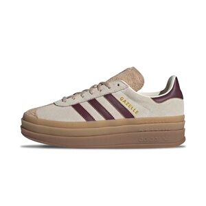 Adidas Women’s Gazelle Bold - Cream White Maroon